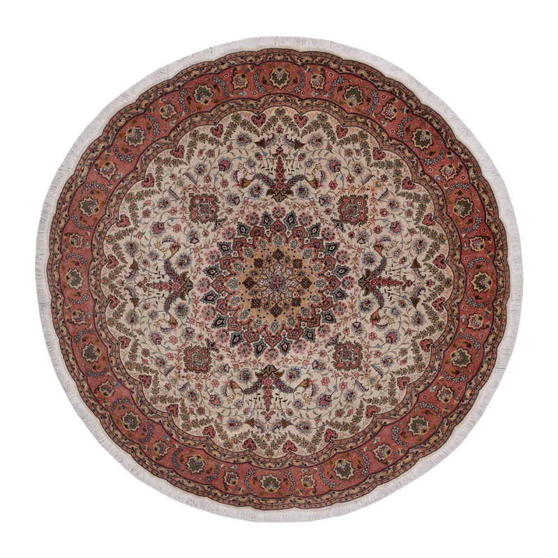 Tabriz - 50 Raj Teppe 200x200cm - Persisk teppe