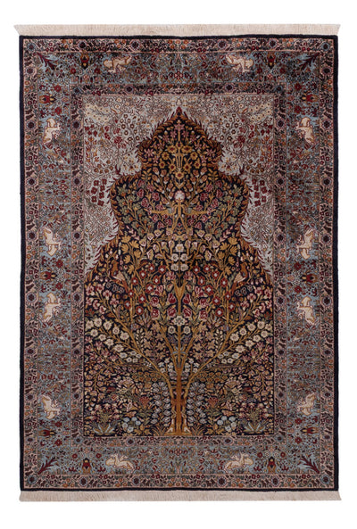 Kashmir silke Teppe 122x185cm - Orientalsk teppe