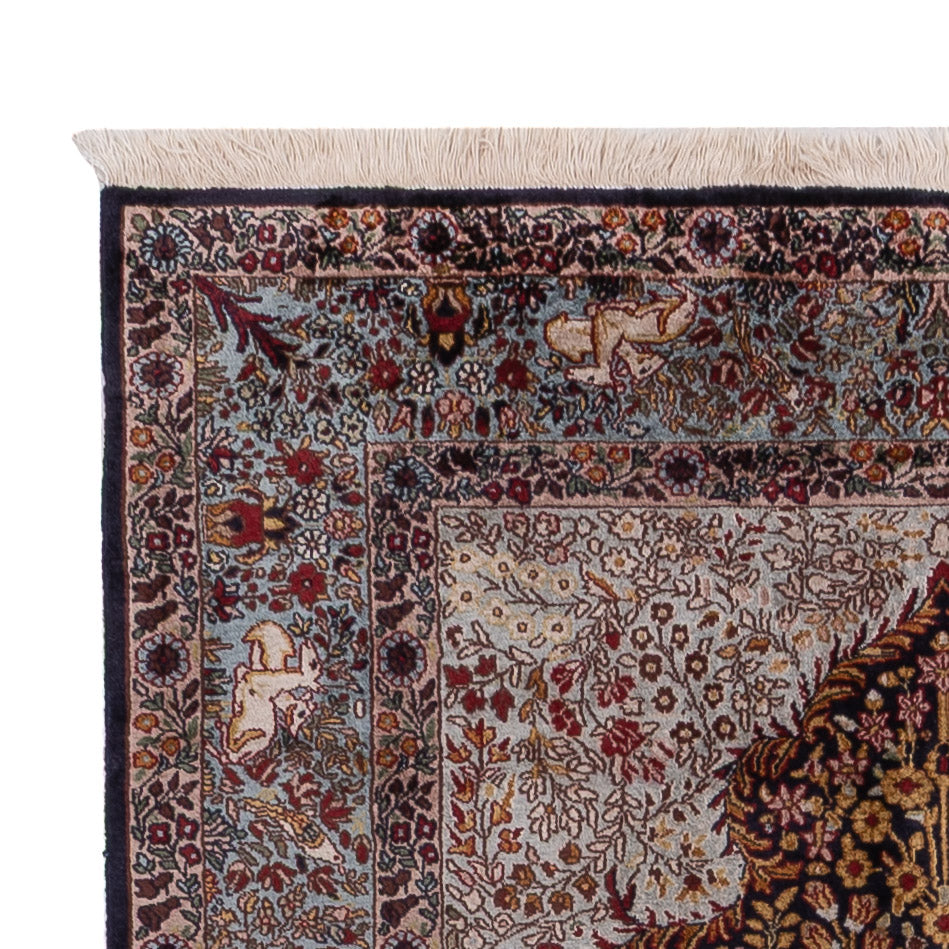 Kashmir silke Teppe 185x122cm - Orientalsk teppe