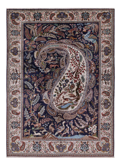 Qom Teppe 140x195cm - Persisk teppe