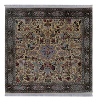 Tabriz - 50 Raj Teppe 200x200cm - Persisk teppe – product image