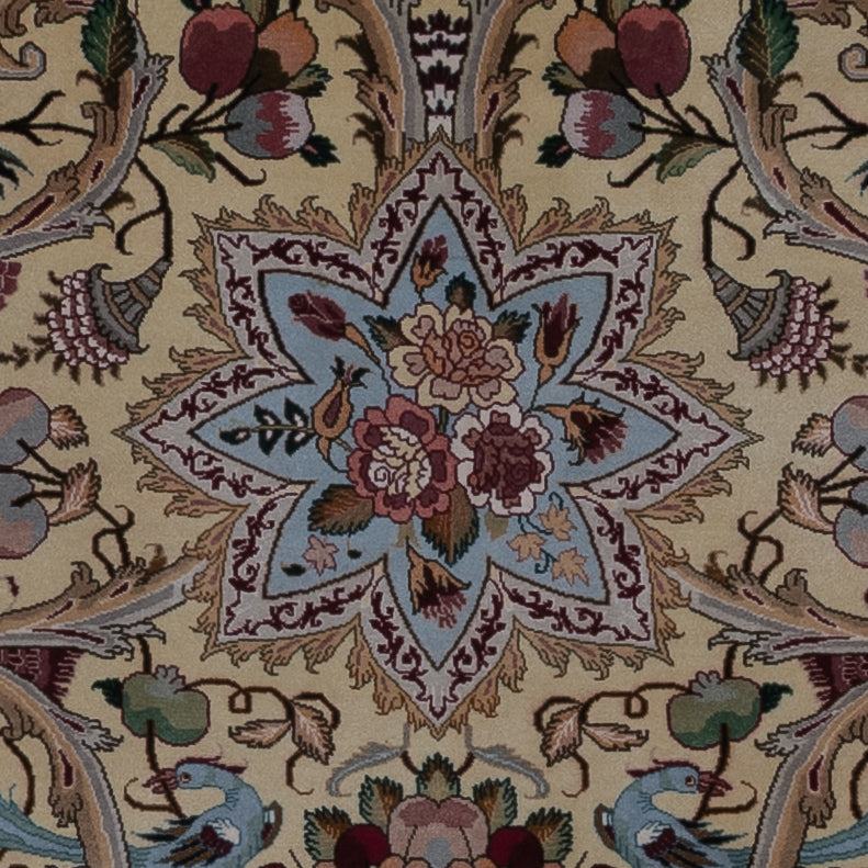 Tabriz - 50 Raj Teppe 200x200cm - Persisk teppe