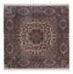 Persisk teppe - klassisk square  - 176 x 176 cm - mørk beige