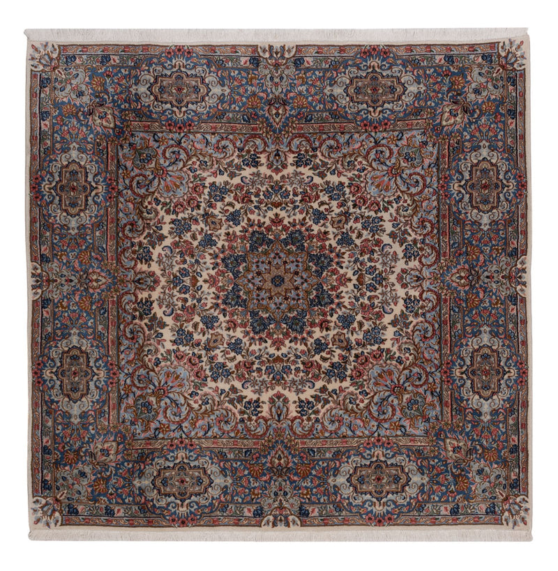 Persisk teppe - klassisk square  - 176 x 176 cm - mørk beige