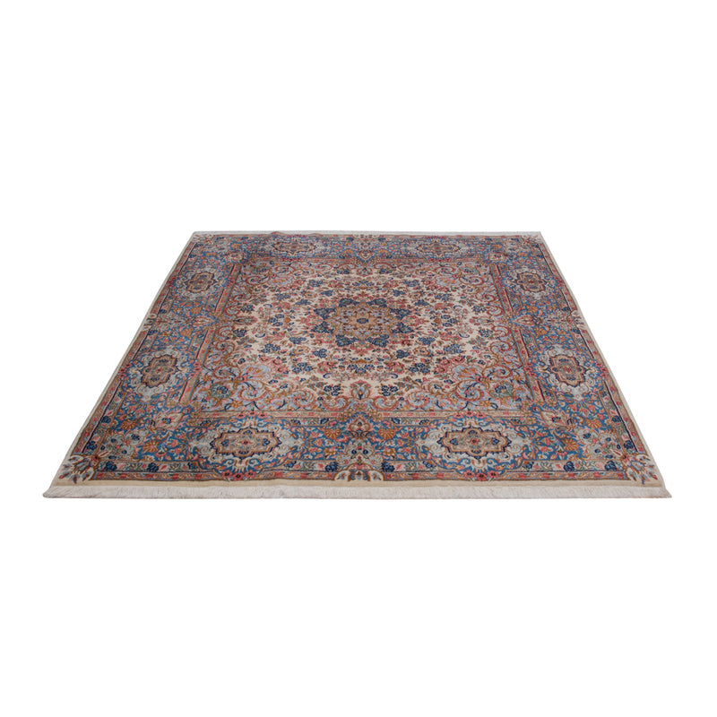 Persisk teppe - klassisk square  - 176 x 176 cm - mørk beige