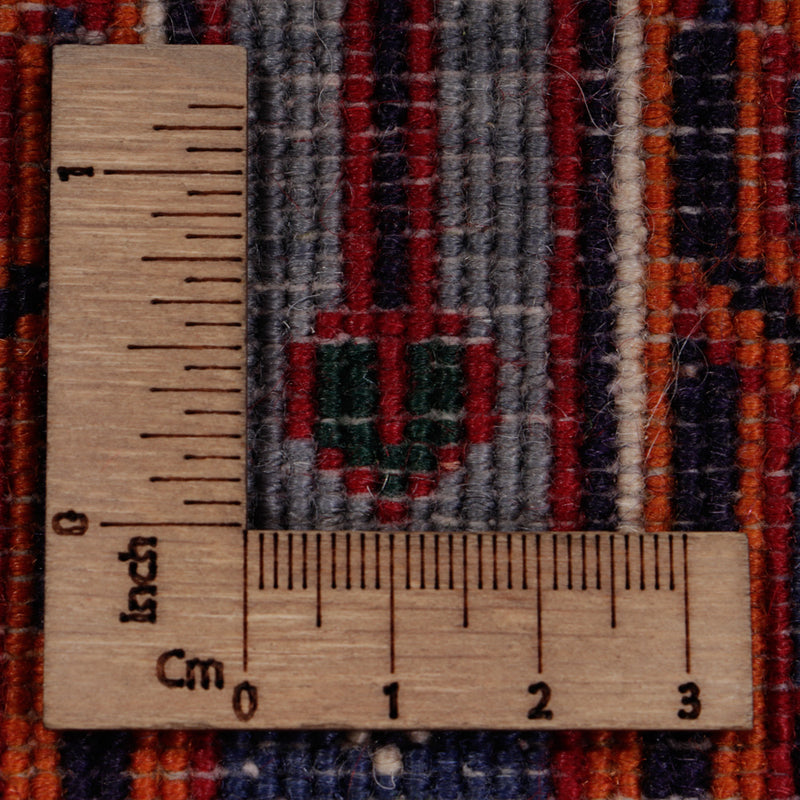 Persisk teppe - Nomadisk - 248 x 160 cm - mørk rød