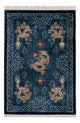 Kinesisk silke Teppe 187x123cm - Orientalsk teppe