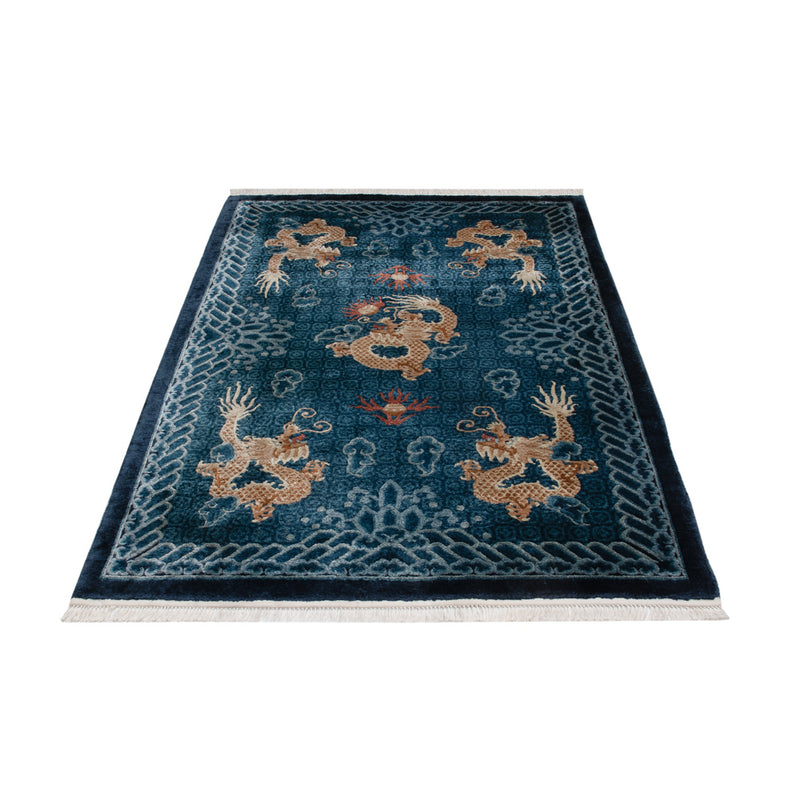 Kinesisk silke Teppe 187x123cm - Orientalsk teppe