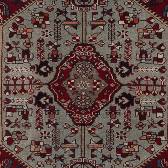 Persisk teppe - Nomadisk - 207 x 137 cm - mørk rød