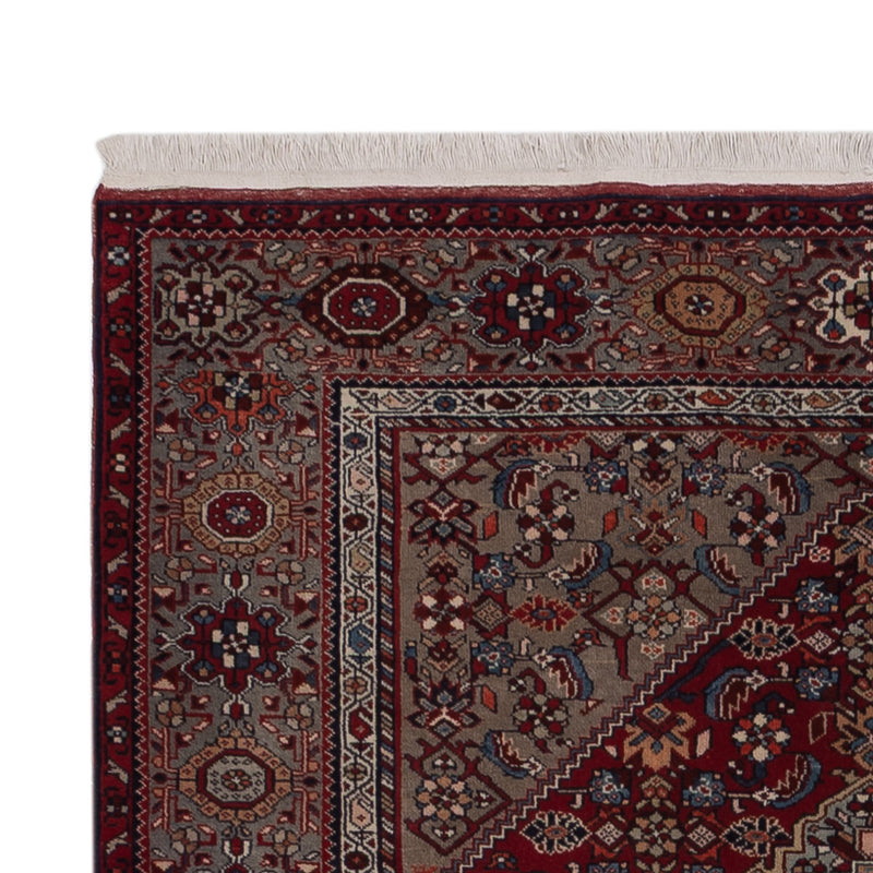 Persisk teppe - Nomadisk - 207 x 137 cm - mørk rød