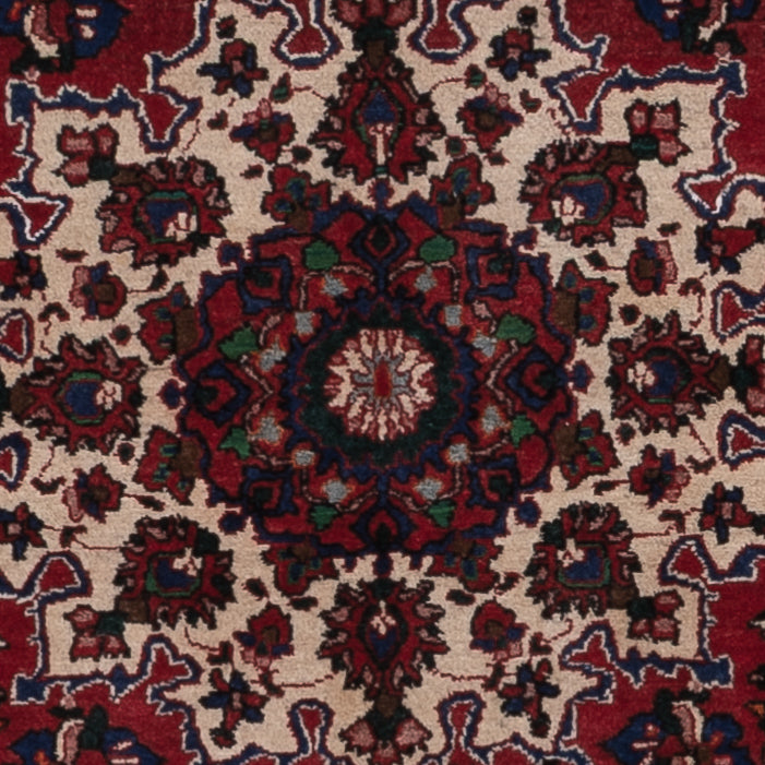 Persisk teppe - klassisk - 212 x 140 cm - mørk rød