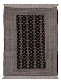 Pakistan teppe - 178 x 135 cm - svart – product image
