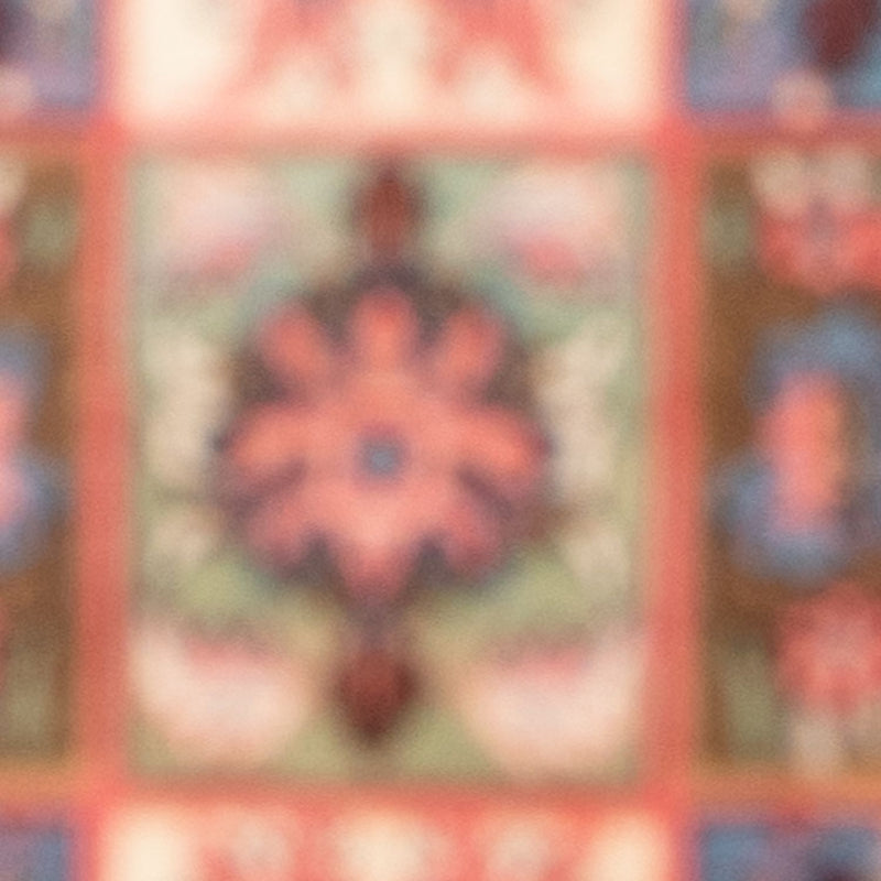 Persisk teppe - klassisk - 85 x 66 cm - flerfarget