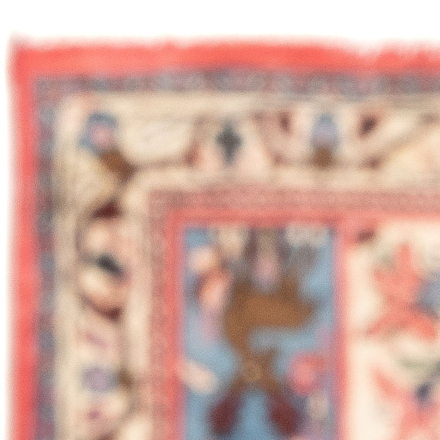 Persisk teppe - klassisk - 85 x 66 cm - flerfarget