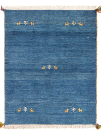 Persisk Gabbeh Teppe 145x106cm - Perserteppich Wollteppich – product image