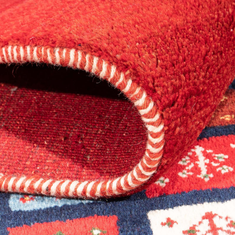 Persisk Gabbeh Teppe 125x185cm - Perserteppich Wollteppich