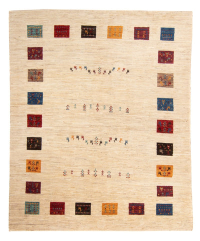 Loribaft Teppe 151x194cm - Perserteppich Wollteppich