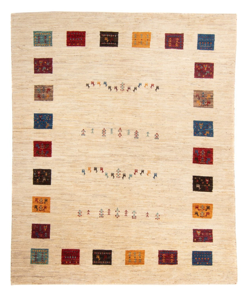 Loribaft Teppe 151x194cm - Perserteppich Wollteppich