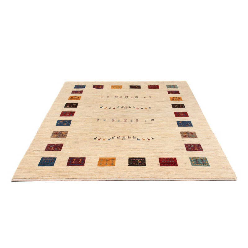 Loribaft Teppe 151x194cm - Perserteppich Wollteppich