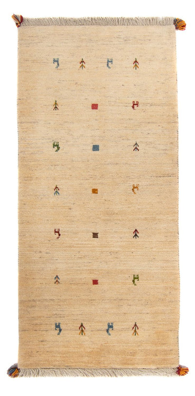 Persisk Gabbeh Teppe 82x200cm - Perserteppich Wollteppich