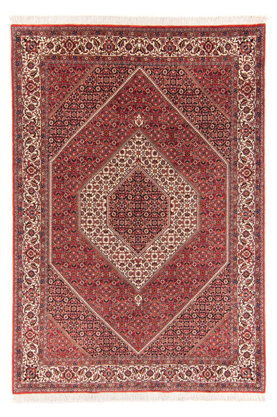 Bidjar - Takab Teppe 174x252cm - Persisk teppe - rød