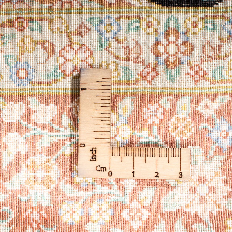 Silketeppe - Ghom Silk - Premium - 154 x 101 cm - mørkeblå