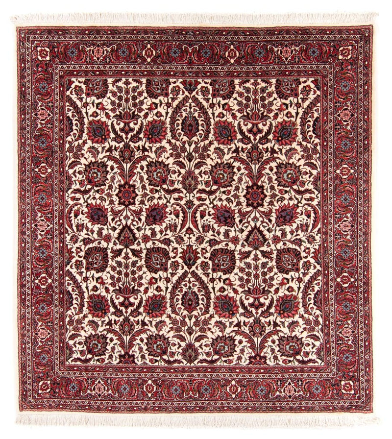Bidjar - Takab Teppe 153x159cm - Persisk teppe - beige