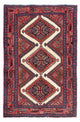 Persisk teppe - Nomadisk - 116 x 76 cm - flerfarget