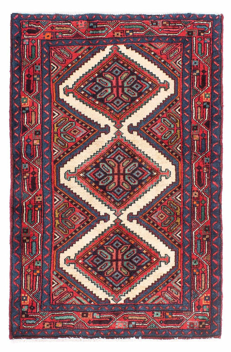 Persisk teppe - Nomadisk - 116 x 76 cm - flerfarget