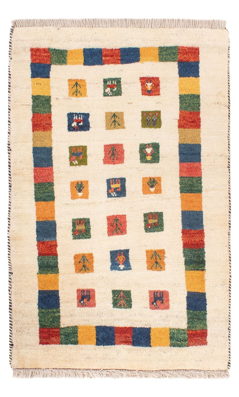 Persisk Gabbeh Teppe 76x122cm - Perserteppich Wollteppich