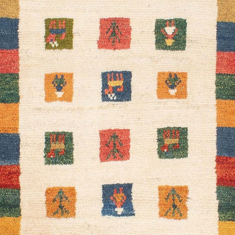Persisk Gabbeh Teppe 76x122cm - Perserteppich Wollteppich