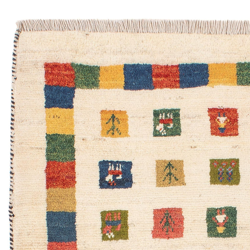 Persisk Gabbeh Teppe 76x122cm - Perserteppich Wollteppich