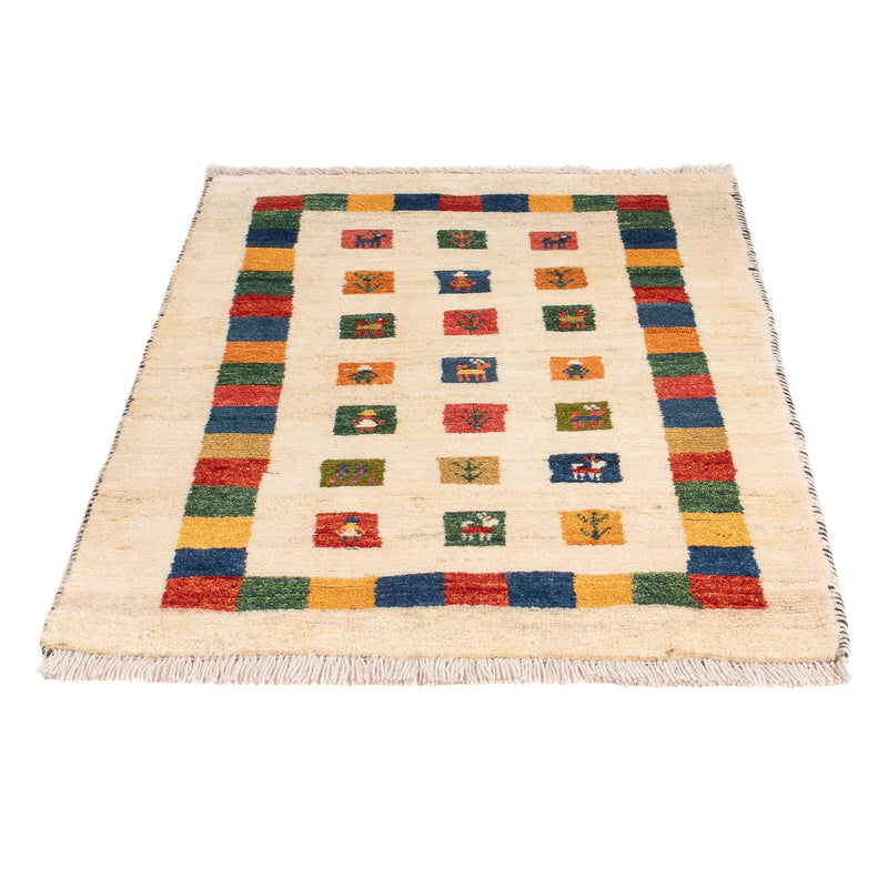 Persisk Gabbeh Teppe 76x122cm - Perserteppich Wollteppich