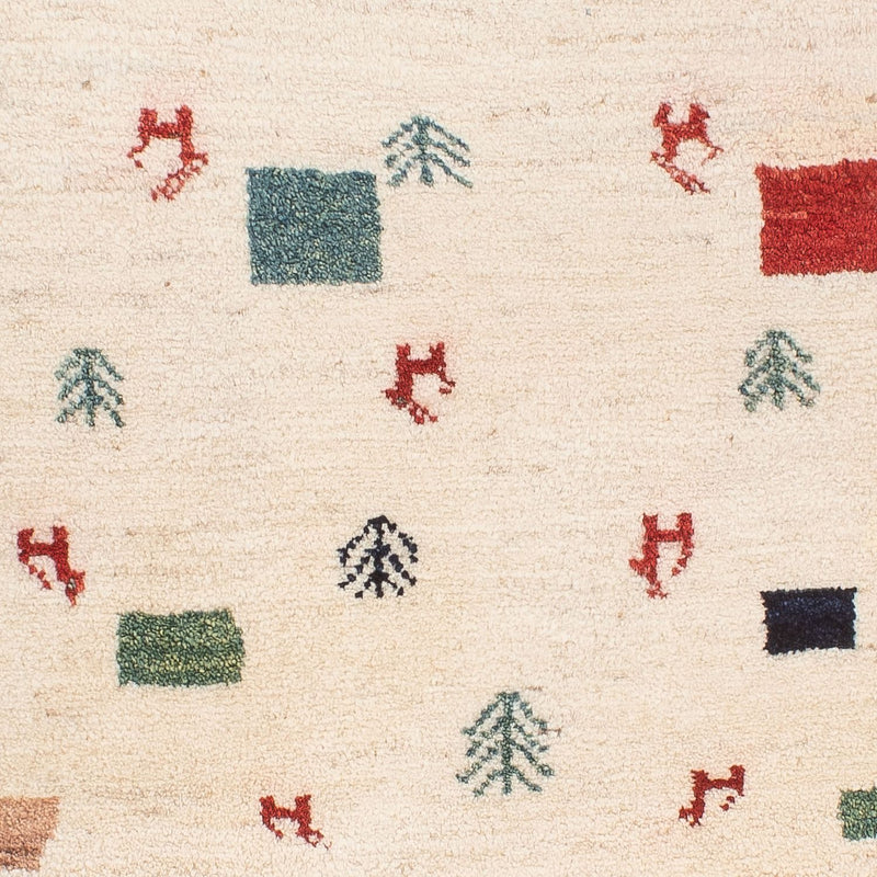 Persisk Gabbeh Teppe 124x83cm - Perserteppich Wollteppich