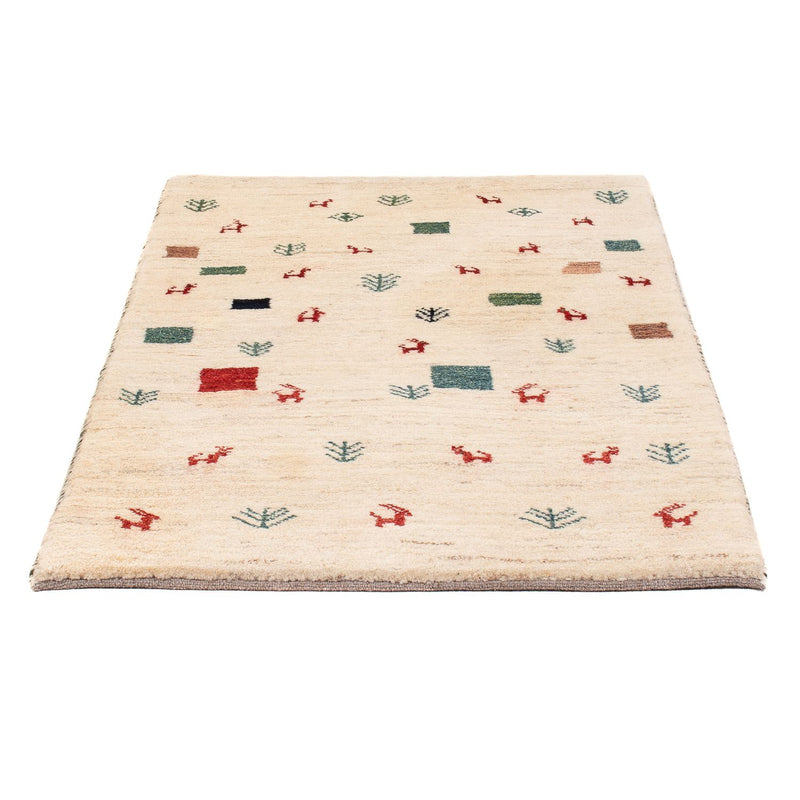 Persisk Gabbeh Teppe 124x83cm - Perserteppich Wollteppich