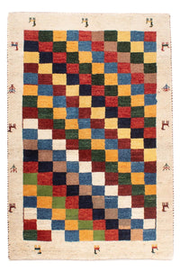 Gabbeh-teppe - persisk - 125 x 86 cm - flerfarget – product image