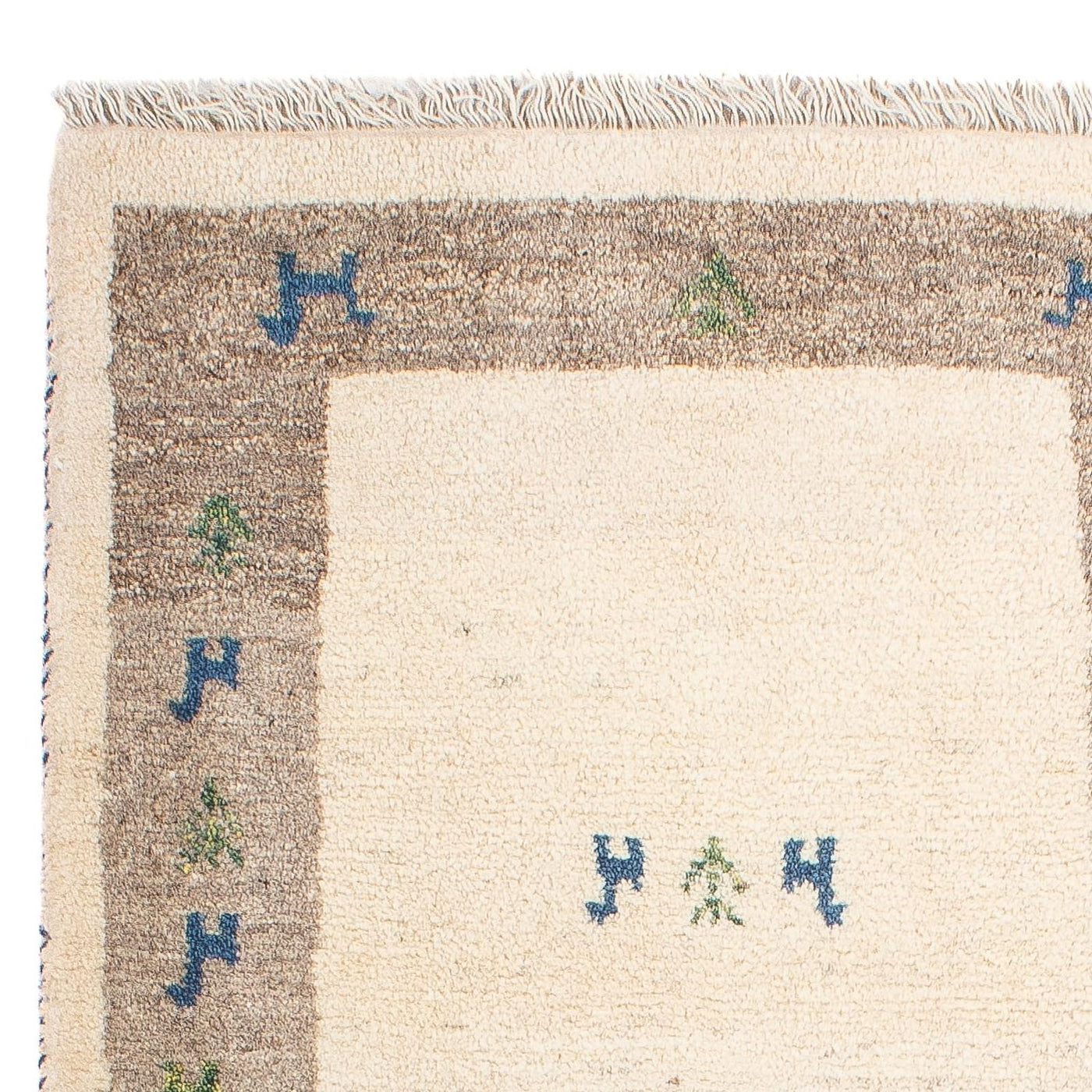 Persisk Gabbeh Teppe 90x65cm - Perserteppich Wollteppich