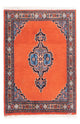 Persisk teppe - klassisk - 75 x 50 cm - oransje