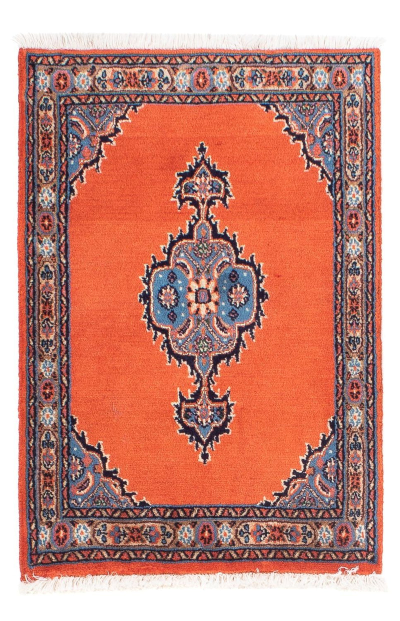 Persisk teppe - klassisk - 75 x 50 cm - oransje
