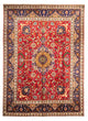 Persisk teppe - Tabriz - 390 x 289 cm - rød