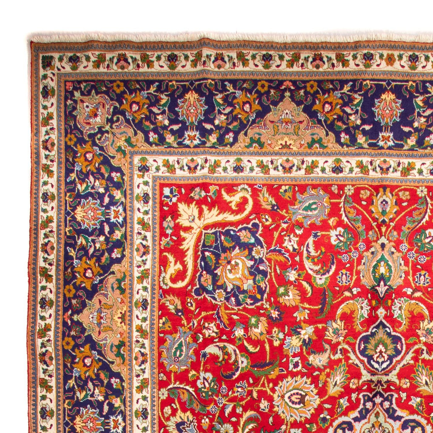 Persisk teppe - Tabriz - 390 x 289 cm - rød