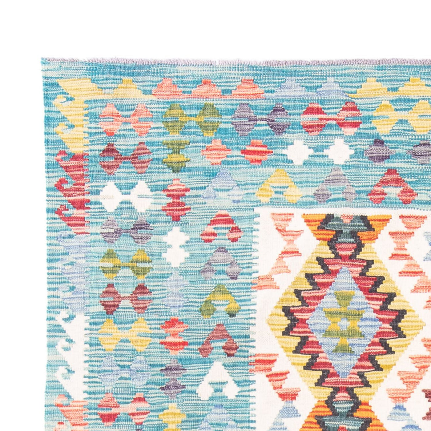 Kilim Maimana Teppe 251x182cm - Ullteppe
