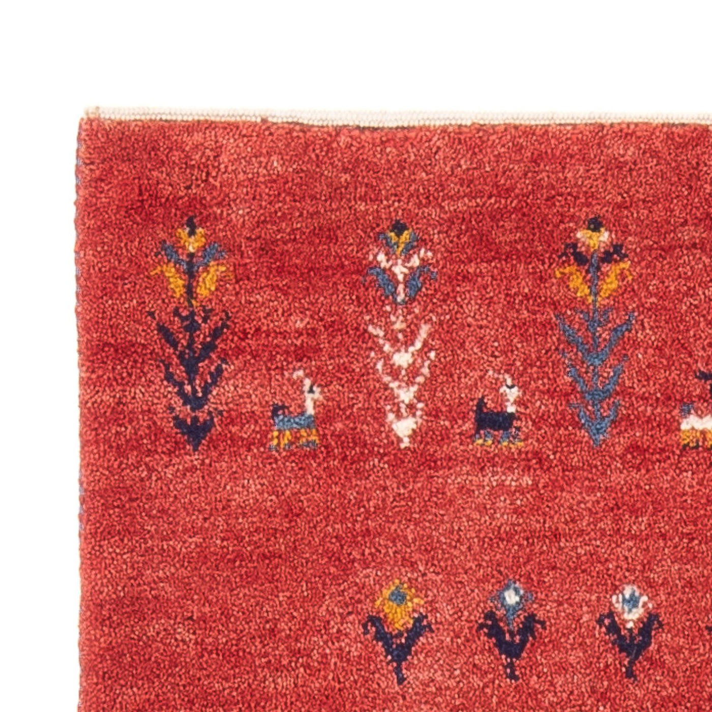 Persisk Gabbeh Teppe 123x83cm - Perserteppich Wollteppich