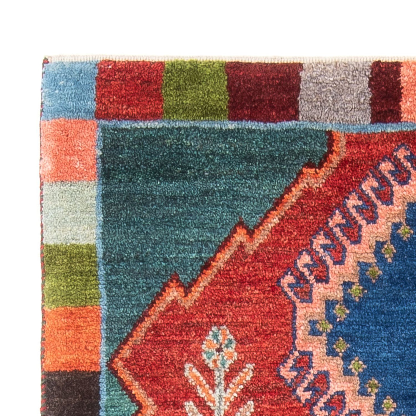 Persisk Gabbeh Teppe 149x94cm - Perserteppich Wollteppich