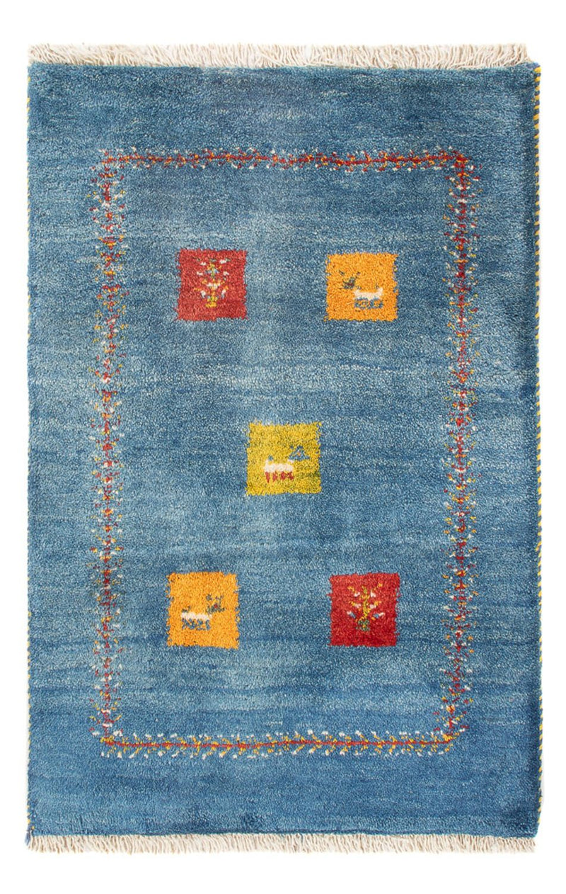 Persisk Gabbeh Teppe 59x87cm - Perserteppich Wollteppich