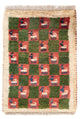 Persisk Gabbeh Teppe 60x40cm - Perserteppich Wollteppich