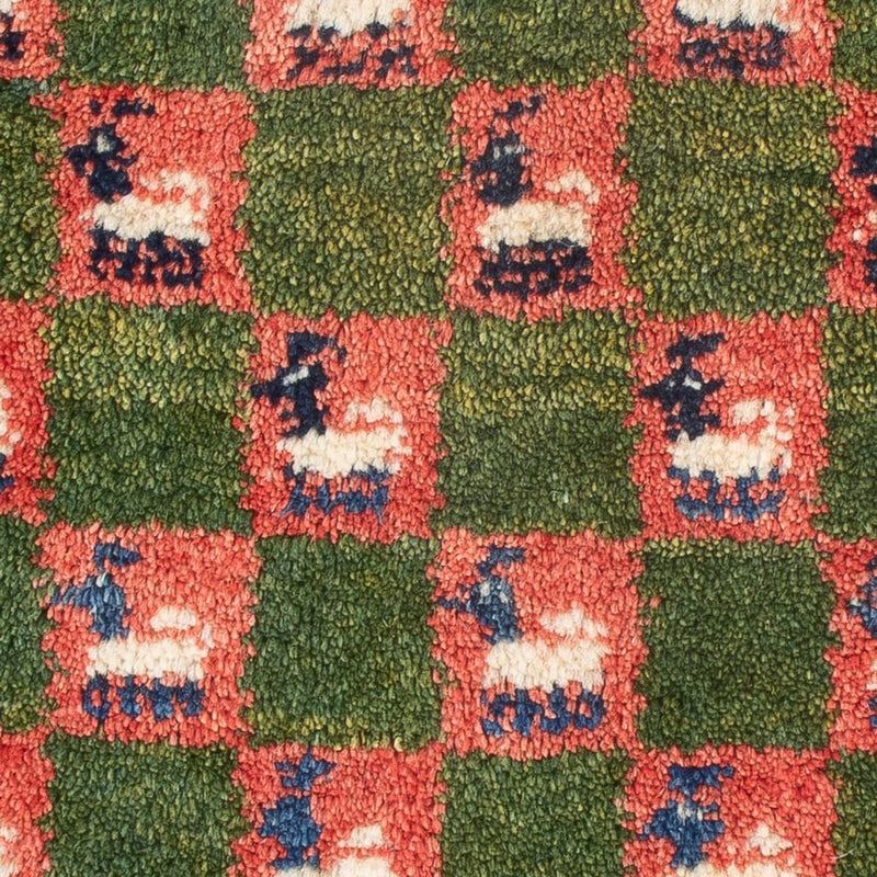 Persisk Gabbeh Teppe 60x40cm - Perserteppich Wollteppich