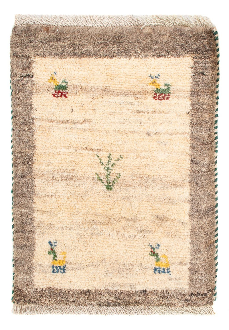 Persisk Gabbeh Teppe 60x40cm - Perserteppich Wollteppich