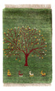 Persisk Gabbeh Teppe 60x40cm - Perserteppich Wollteppich