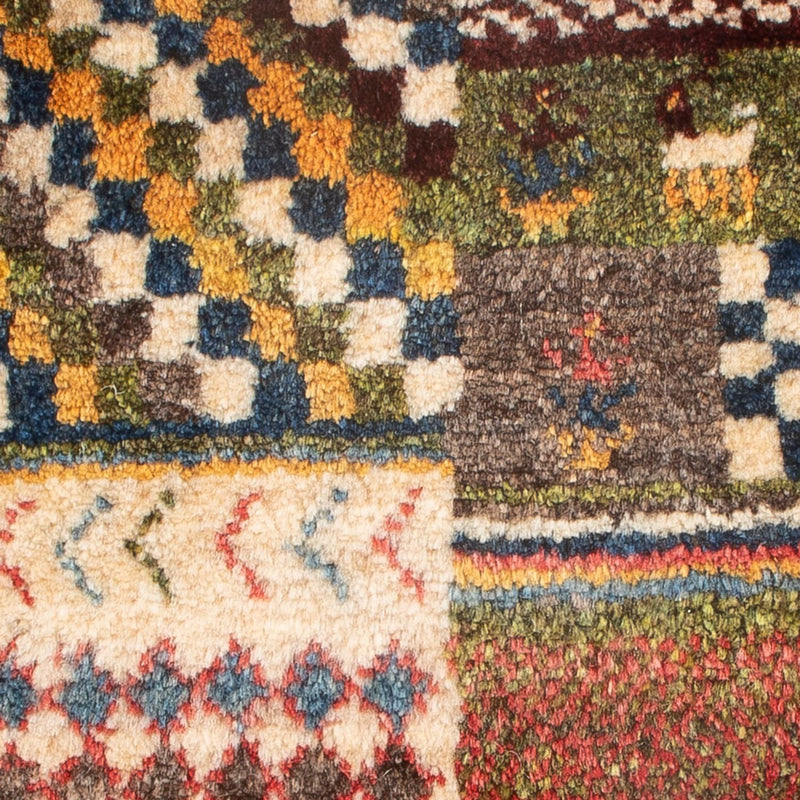 Persisk Gabbeh Teppe 60x40cm - Perserteppich Wollteppich